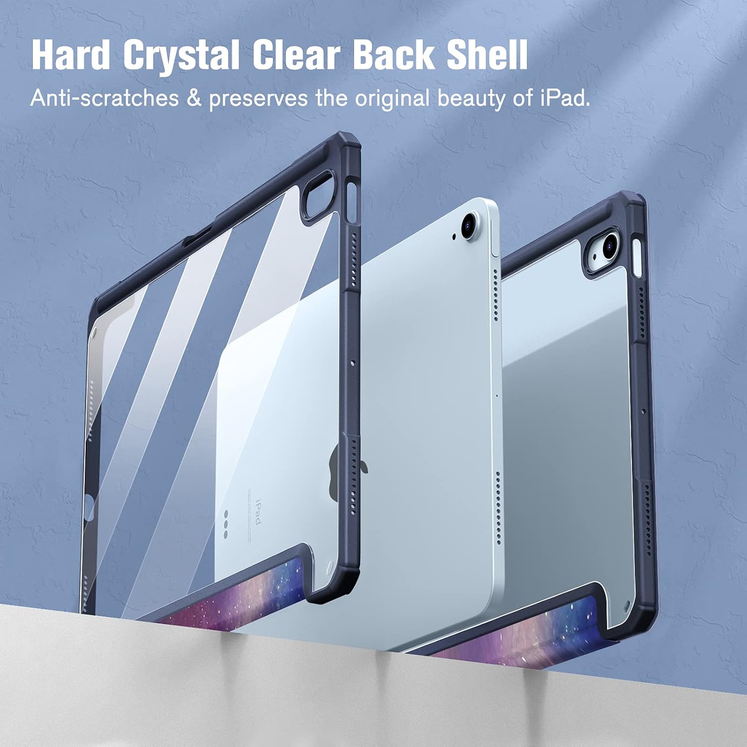 Thumbnail 5 de Fintie Hybrid Hülle für iPad Air 11 Zoll M4/M3/M2 (2026–2024) & iPad Air 5./4. Gen (2022–2020) – Stoßfeste Schutzhülle mit transparenter Hartschale und Stifthalter