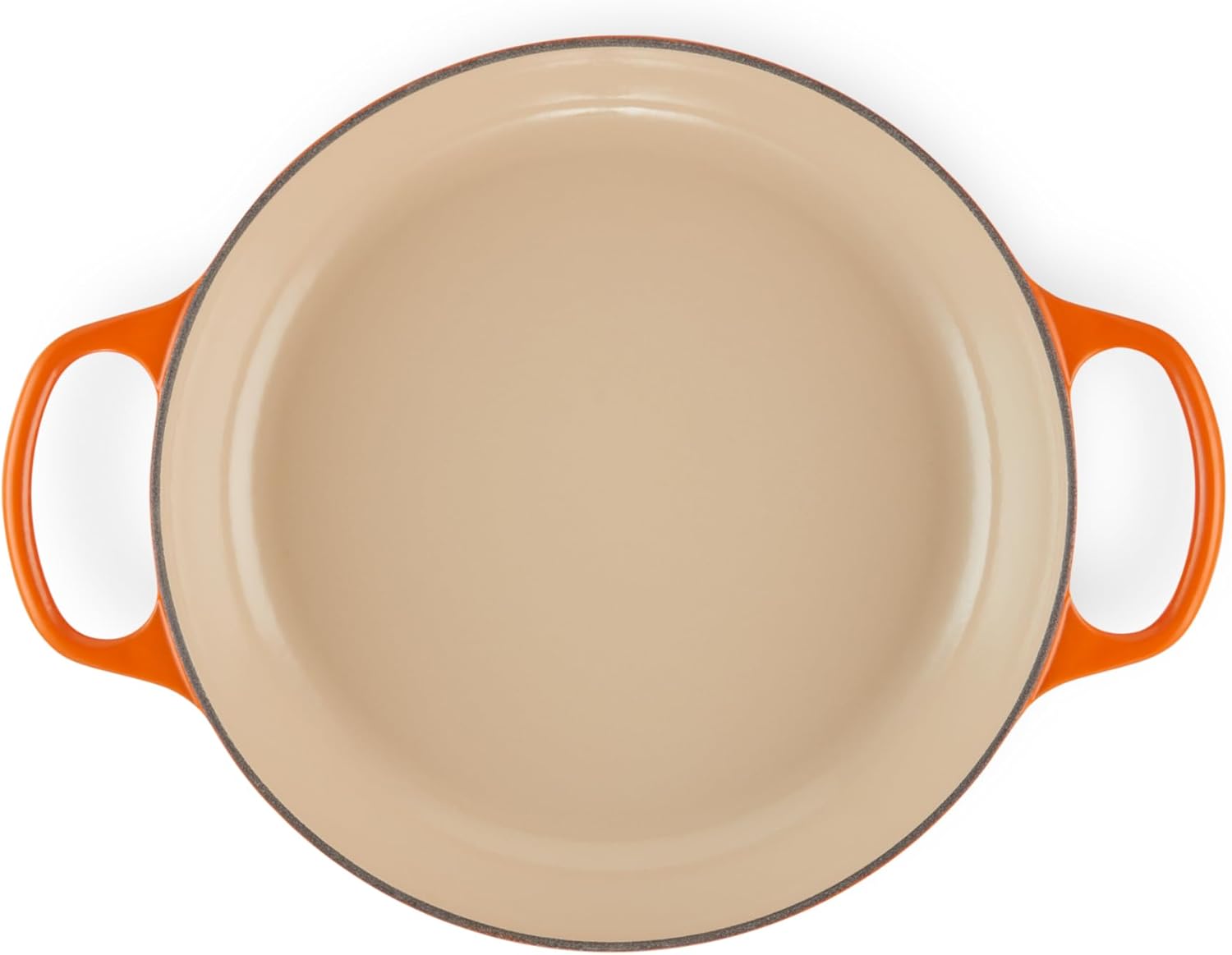 Thumbnail 2 de Le Creuset Signature Shallow Casserole/Braiser 26cm in Flame with SS Knob
