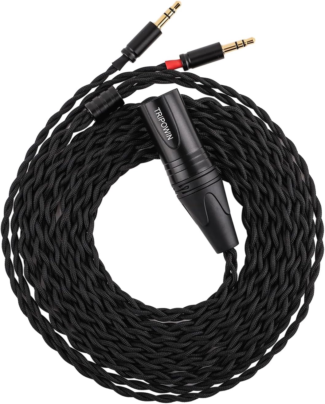 Thumbnail 6 de Linsoul Tripowin Nova Fil – câble hybride 4 brins argenté OCC pour casques sur-auriculaires, 2 m, connexion 3,5 mm vers 4,4 mm/XLR
