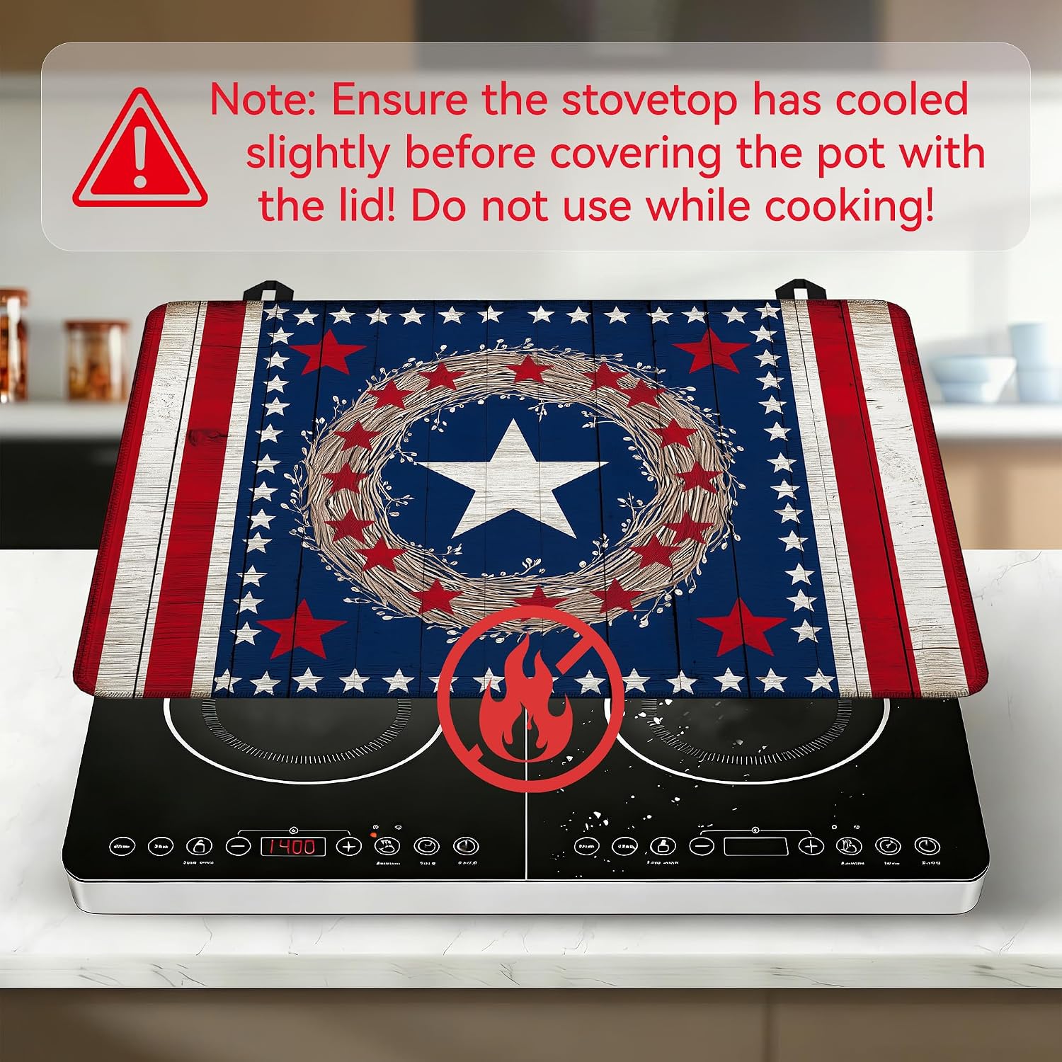 Detalle de Electric Stove Top Cover, 28 x 20 in