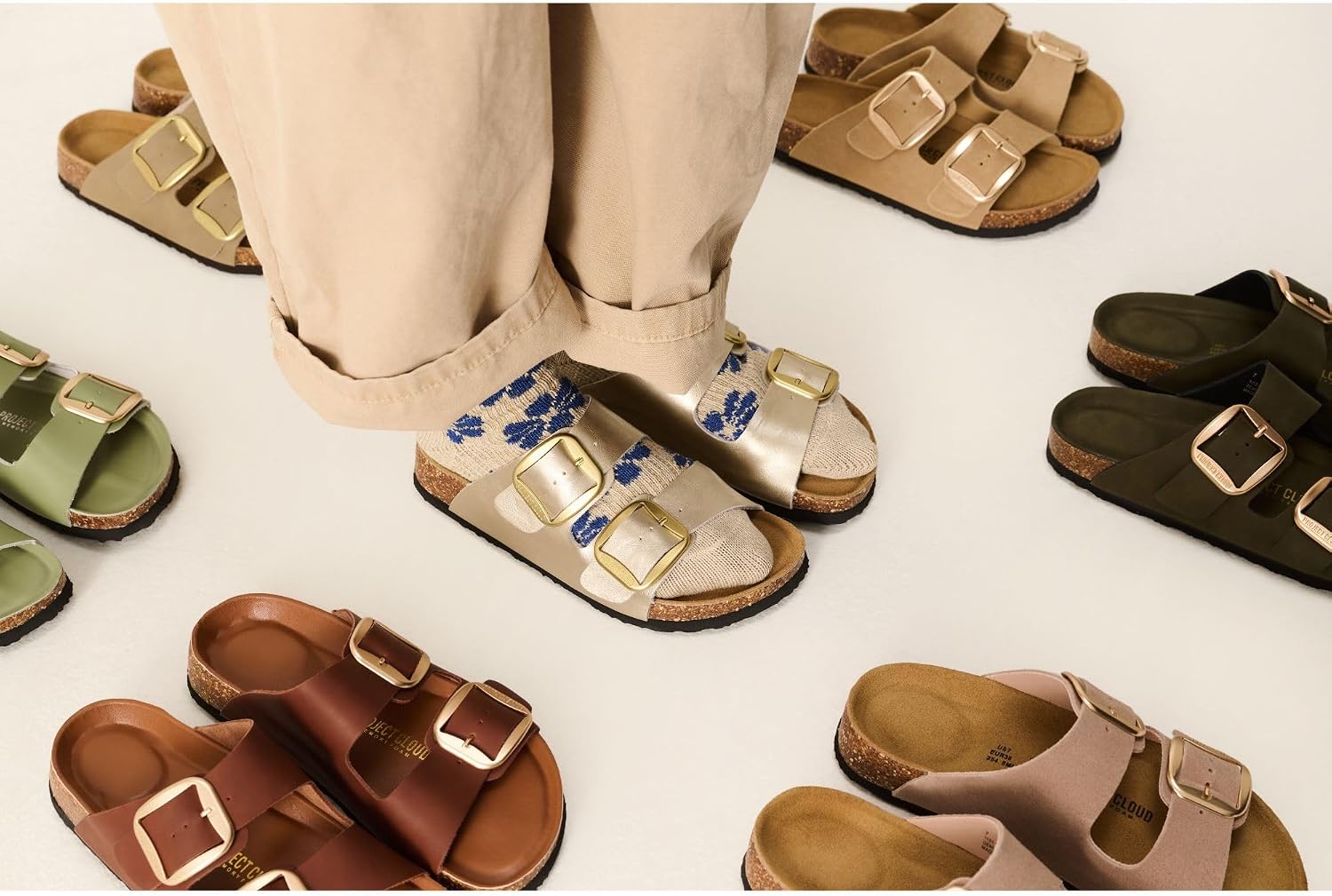 Thumbnail 6 de Project Cloud Santorini Leather Sandals