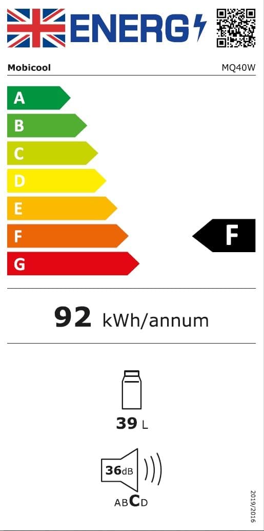 Thumbnail 5 de Mobicool MQ40W Version UK – Glacière électrique 39 L à roulettes, AC/DC 12V & 230V