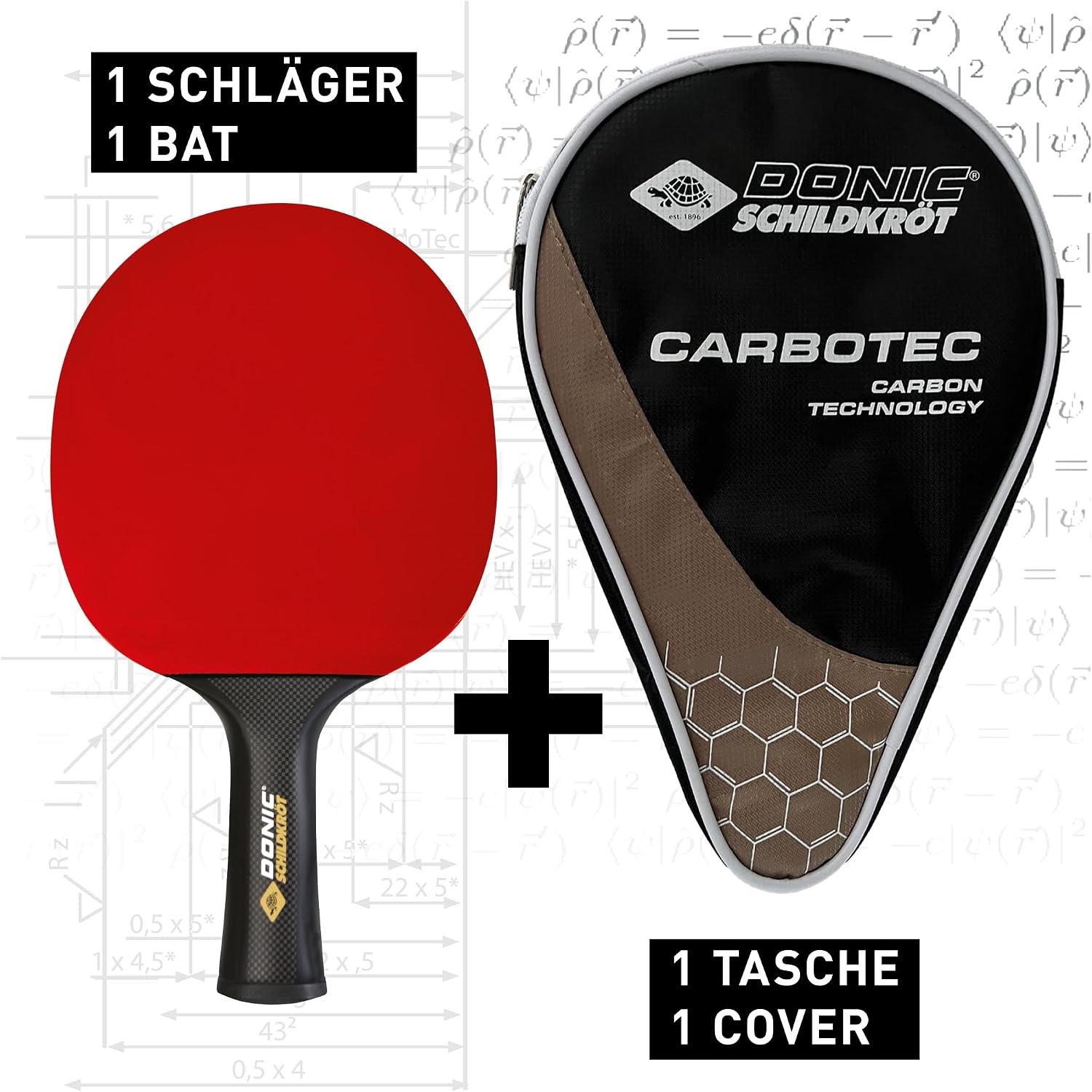 Thumbnail 3 de Schildkröt CarboTec 7000 – rakietka do tenisa stołowego z włókna węglowego