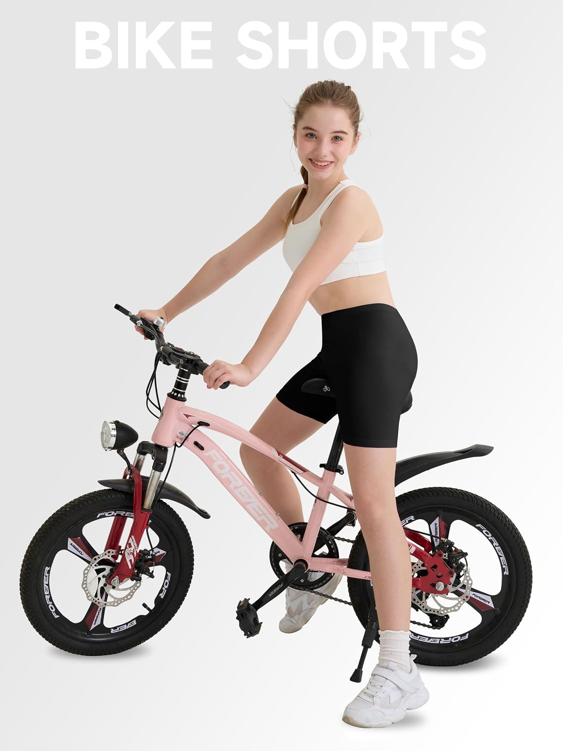 Detalle de FEOEOR 6 Pack Girls Bike Shorts Cartwheel Toddler Biker Under Dress – Assorted Colors