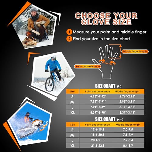 Thumbnail 5 de ihuan Winter Waterproof Gloves Touchscreen, Unisex