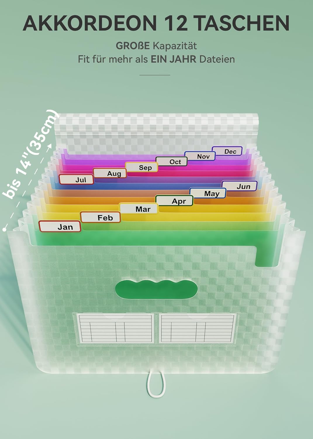 Thumbnail 1 de ABC life Dokumentenmappe 13 Fächer 📁