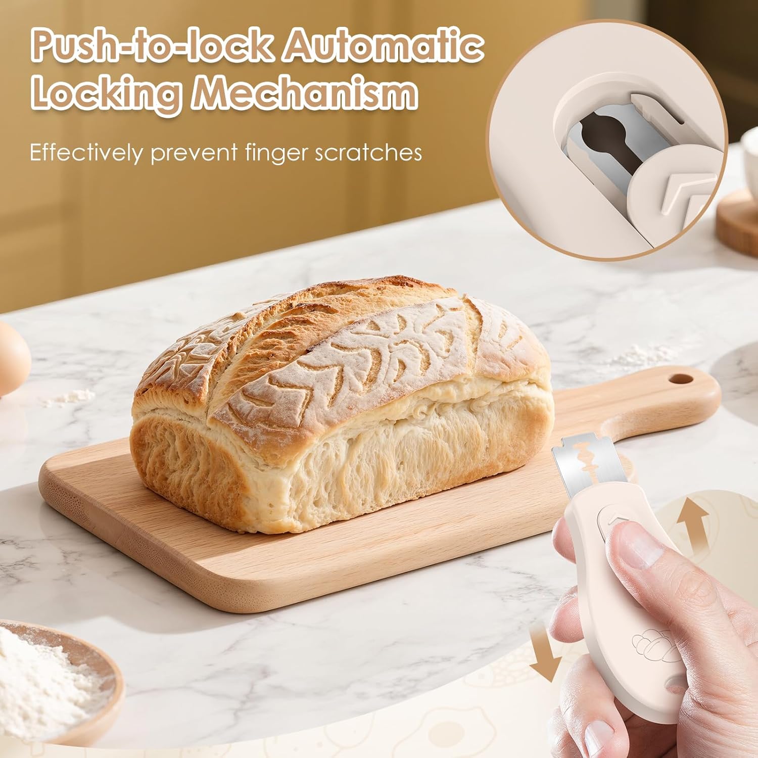 Thumbnail 4 de Bread Lame Sourdough Scoring Tool with 5 Blades