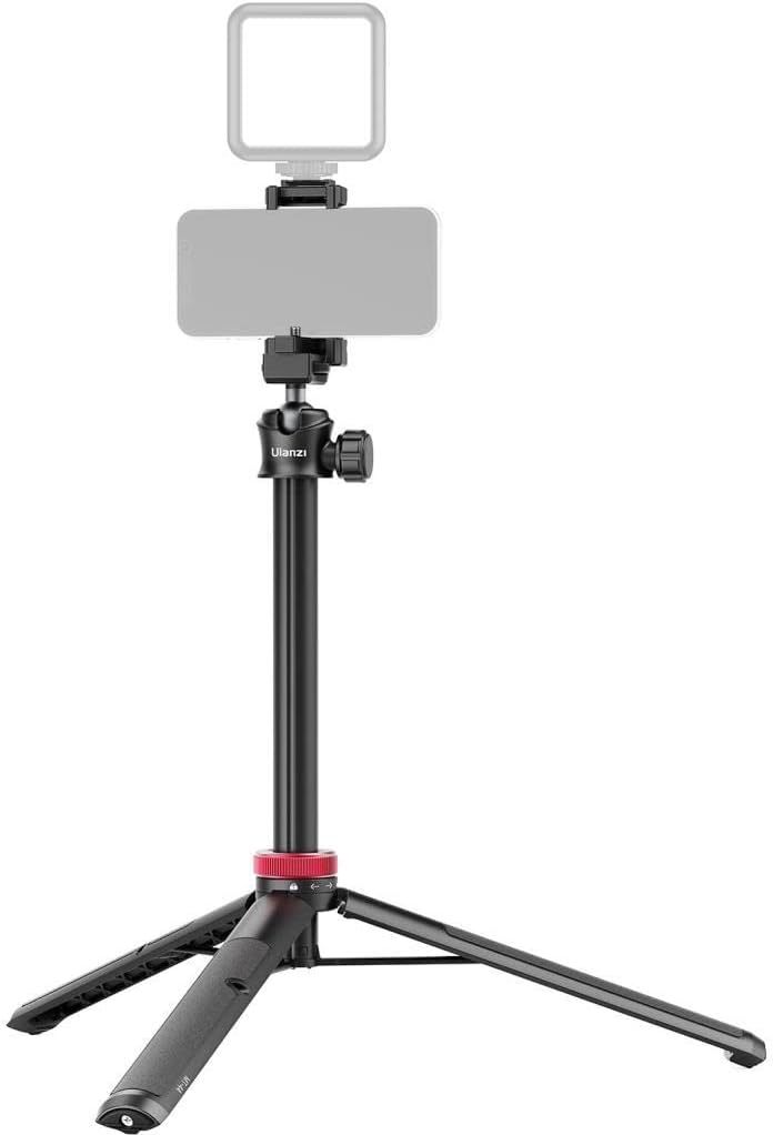 Thumbnail 3 de ULANZI MT-44 2-in-1 Stativ für Smartphone und Kamera – 147 cm, 360° Kugelkopf, Cold Shoe Halterung