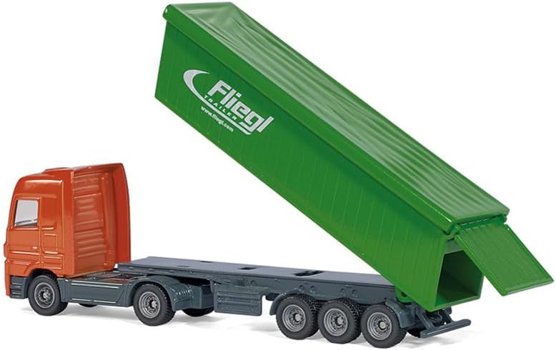 Thumbnail 1 de Siku 1796 Mercedes-Benz LKW mit Fliegl Kipper (1:87) – abnehmbare Dachplane, Metall/Kunststoff