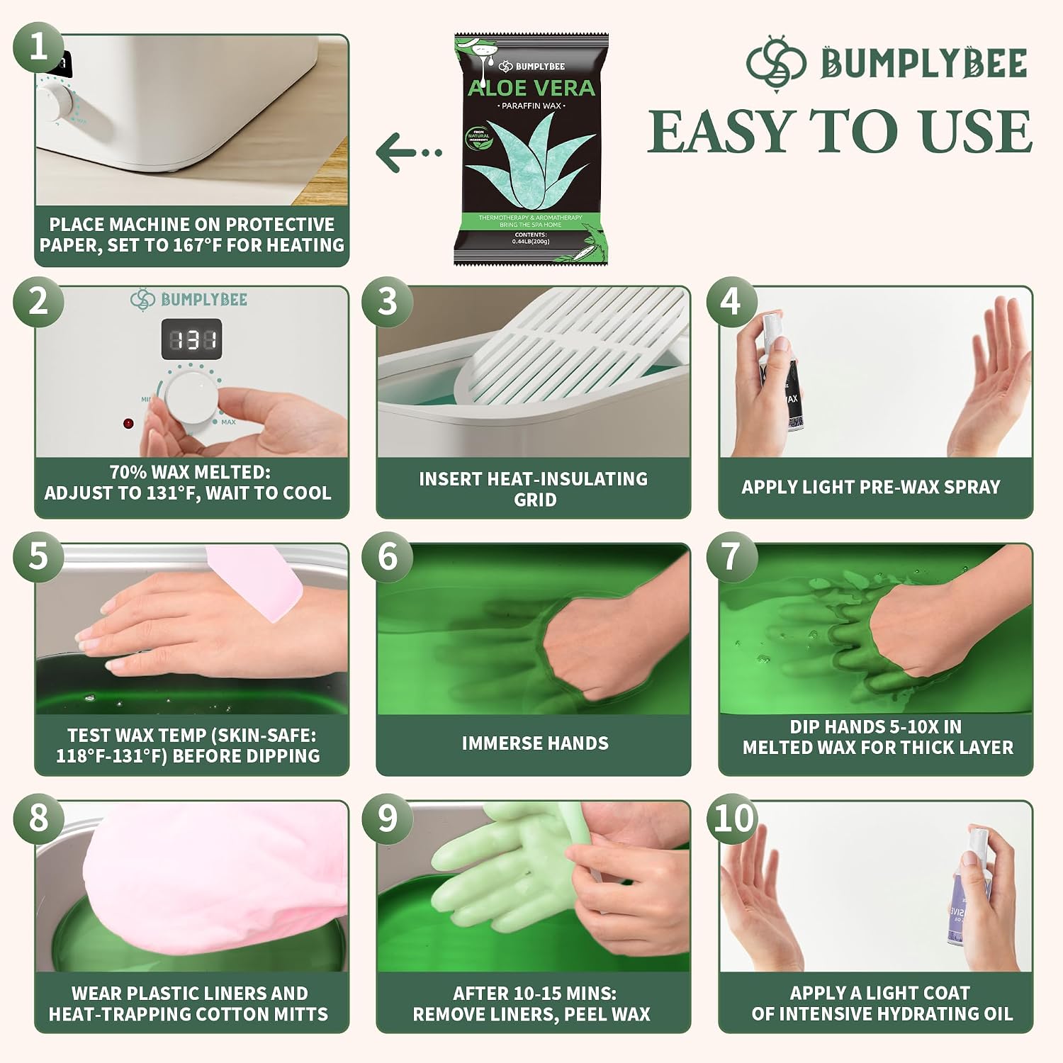 Thumbnail 6 de BUMPLYBEE 7000ml Paraffin Wax Machine