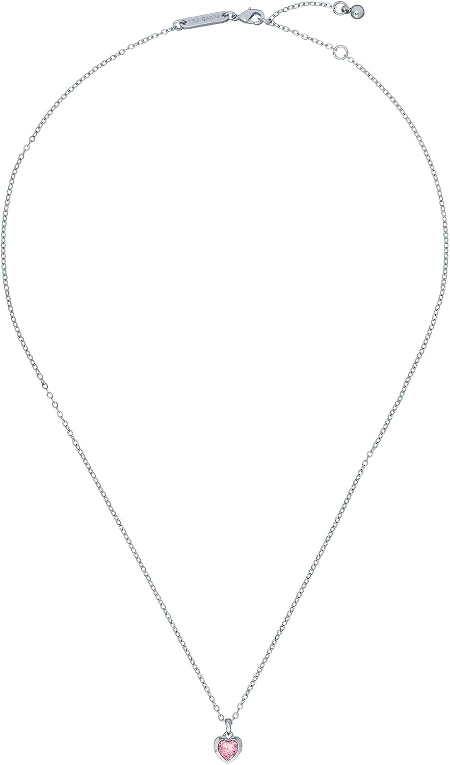 Thumbnail 1 de Ted Baker Hannela Crystal Heart Necklace 42-47cm