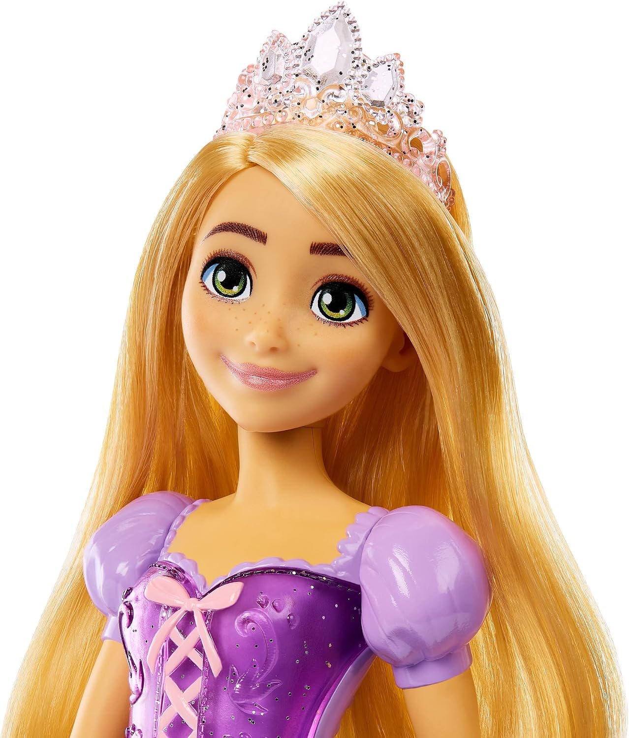 Detalle de Mattel Disney Princess Poupée Raiponce — Poupée articulée avec robe et diadème