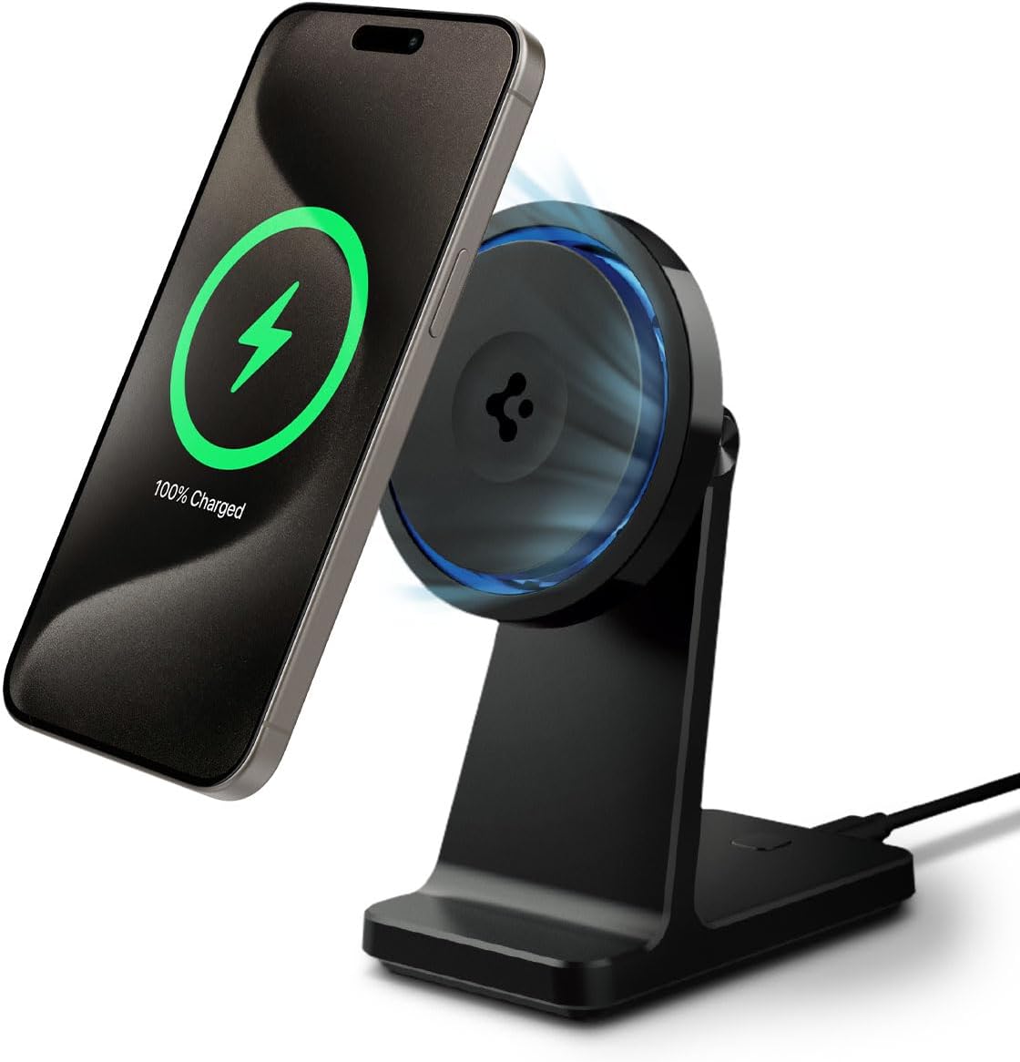 Spigen OneTap Pro3 Chargeur induction Qi2 15W compatible iPhone et Pixel