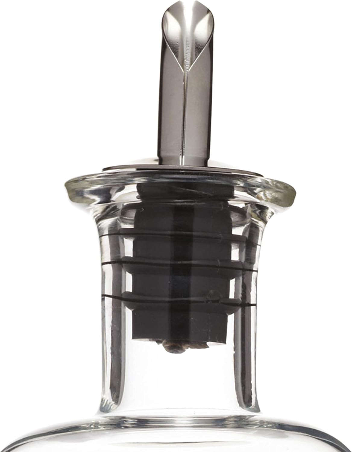 Detalle de KitchenCraft World of Flavours Glass Oil and Vinegar Pourer with Drizzler Spout