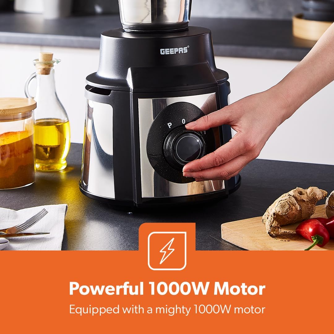 Thumbnail 5 de GEEPAS 5-in-1 mixer grinder 1000W