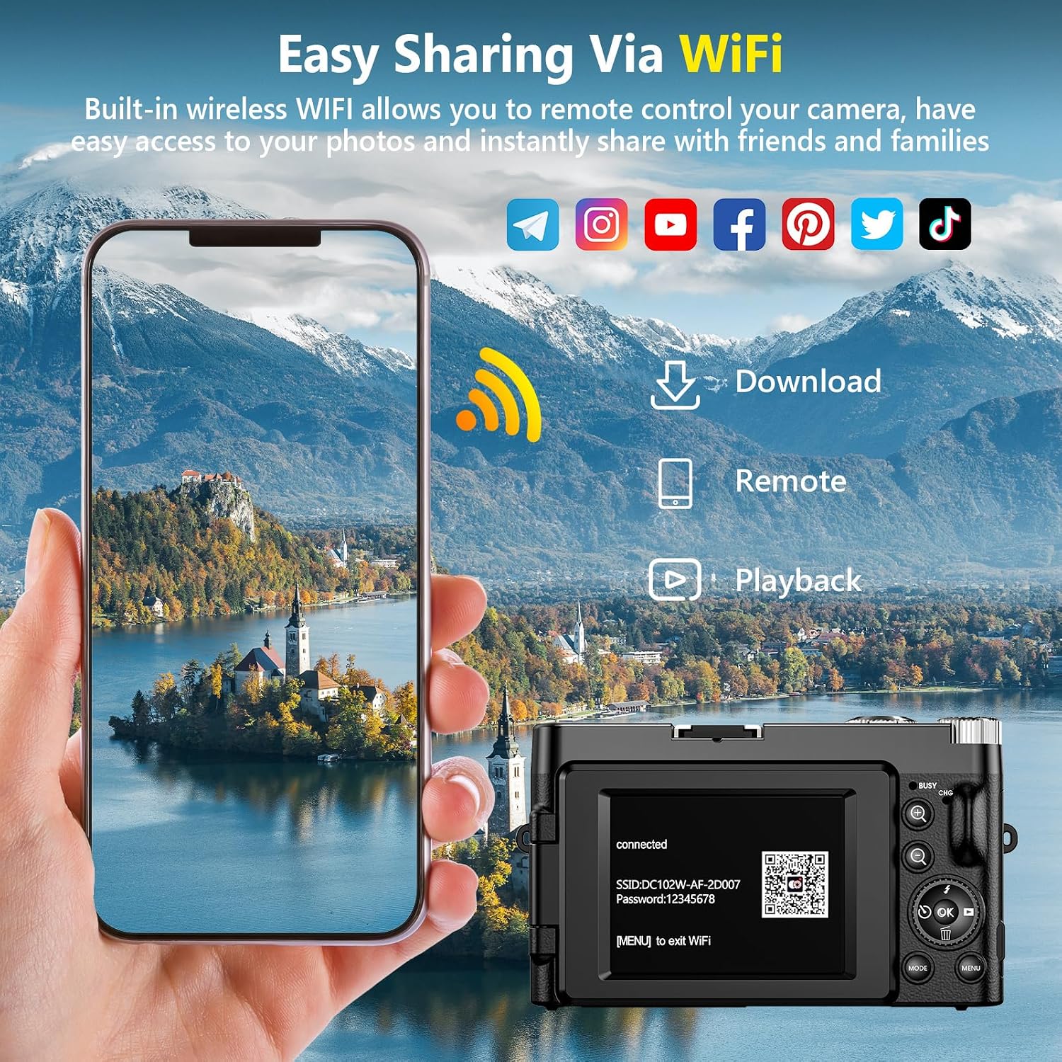 Detalle 2 de 4K Digital Camera 64MP for Vlogging
