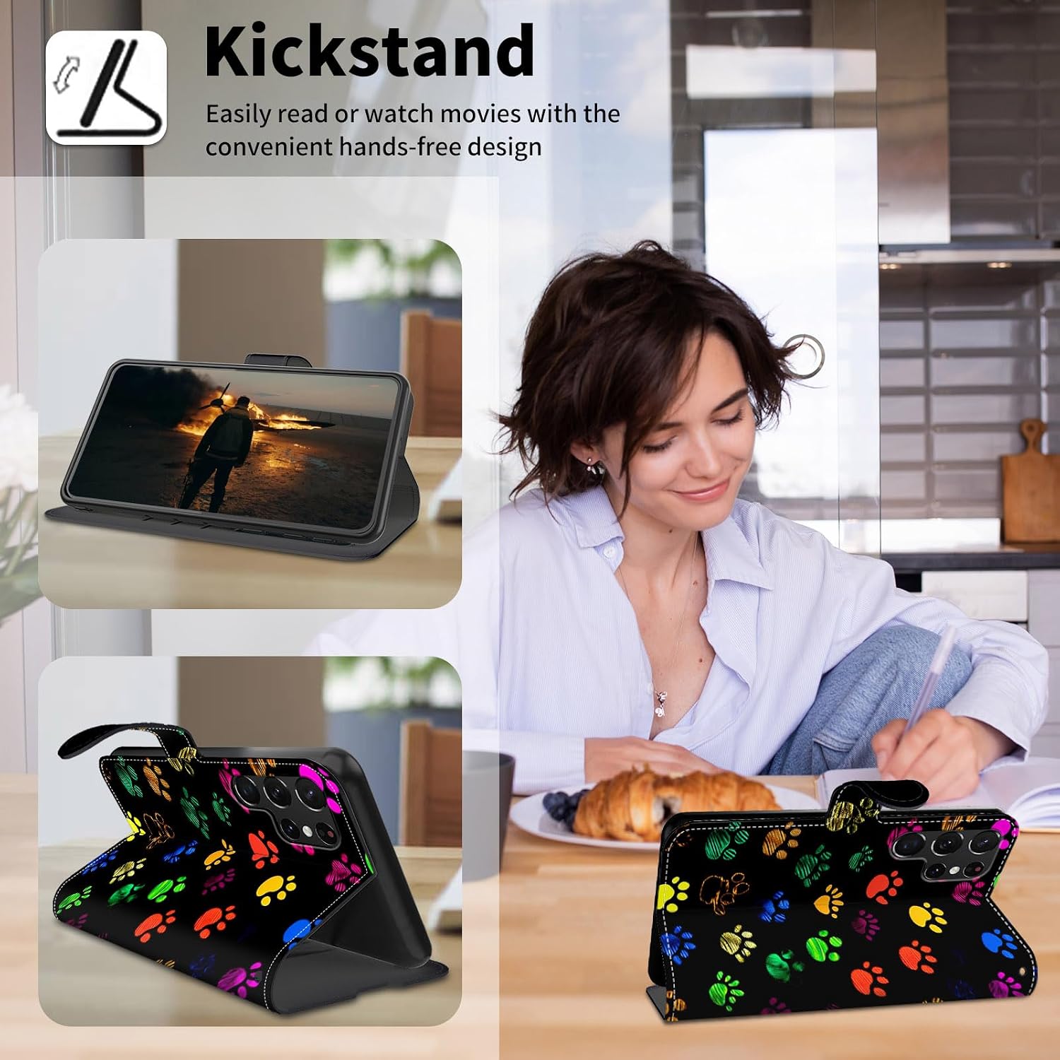 Detalle de BREIDMKFM Samsung Galaxy S25 Ultra Wallet Case