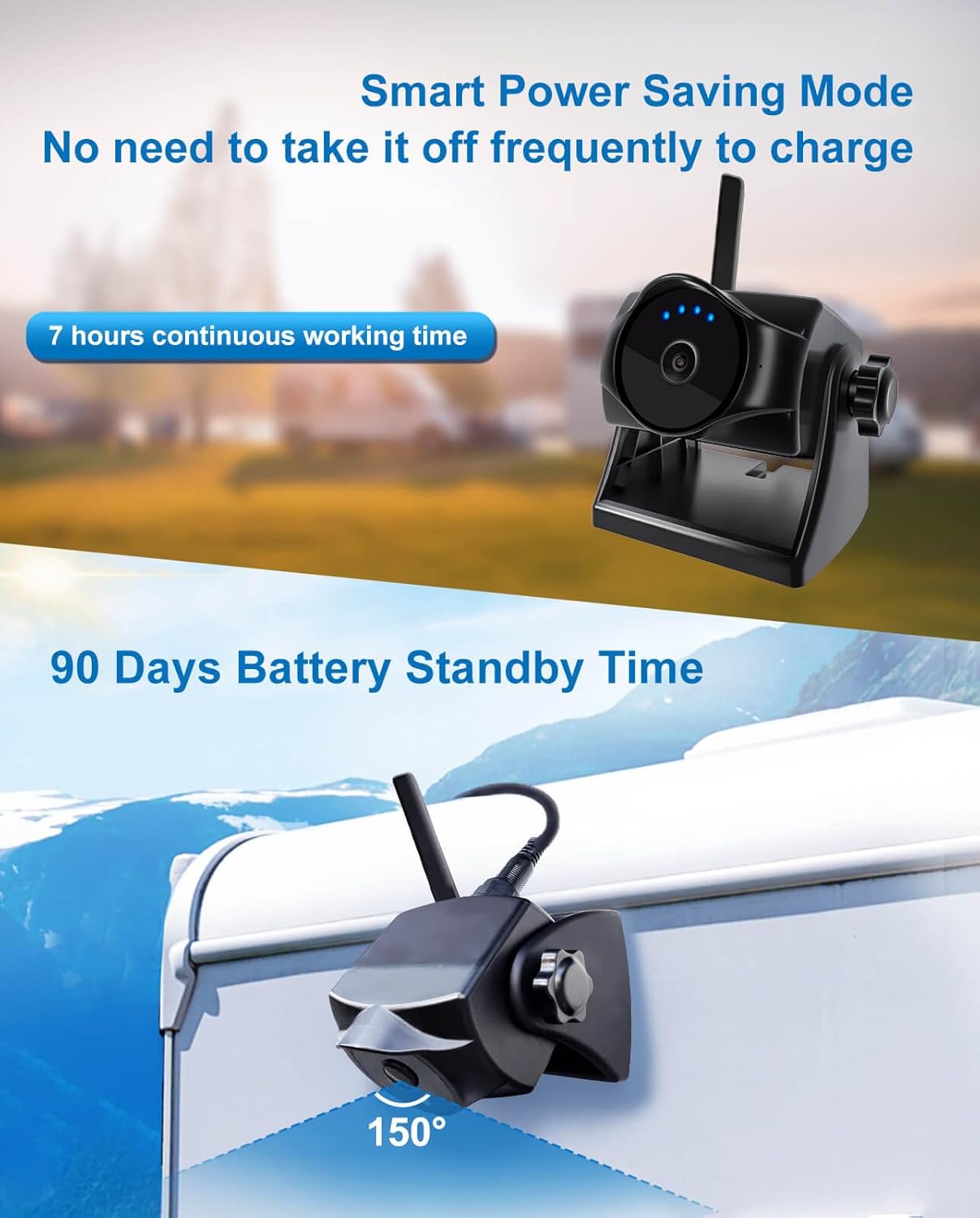 Thumbnail 1 de STONVUE 1080P Magnetic Wireless Reversing Camera with WiFi & Long-Lasting Battery