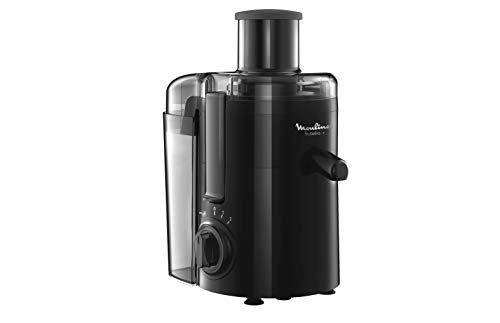 Detalle de Moulinex Frutelia Plus Centrifugeuse JU370810 Noir – 950 ml, 350 W, 2 vitesses