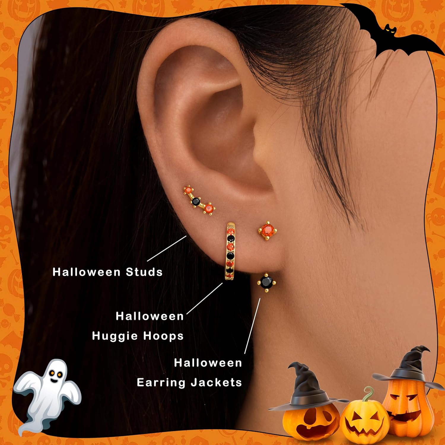 Detalle 2 de Earring Set, 3 Pairs