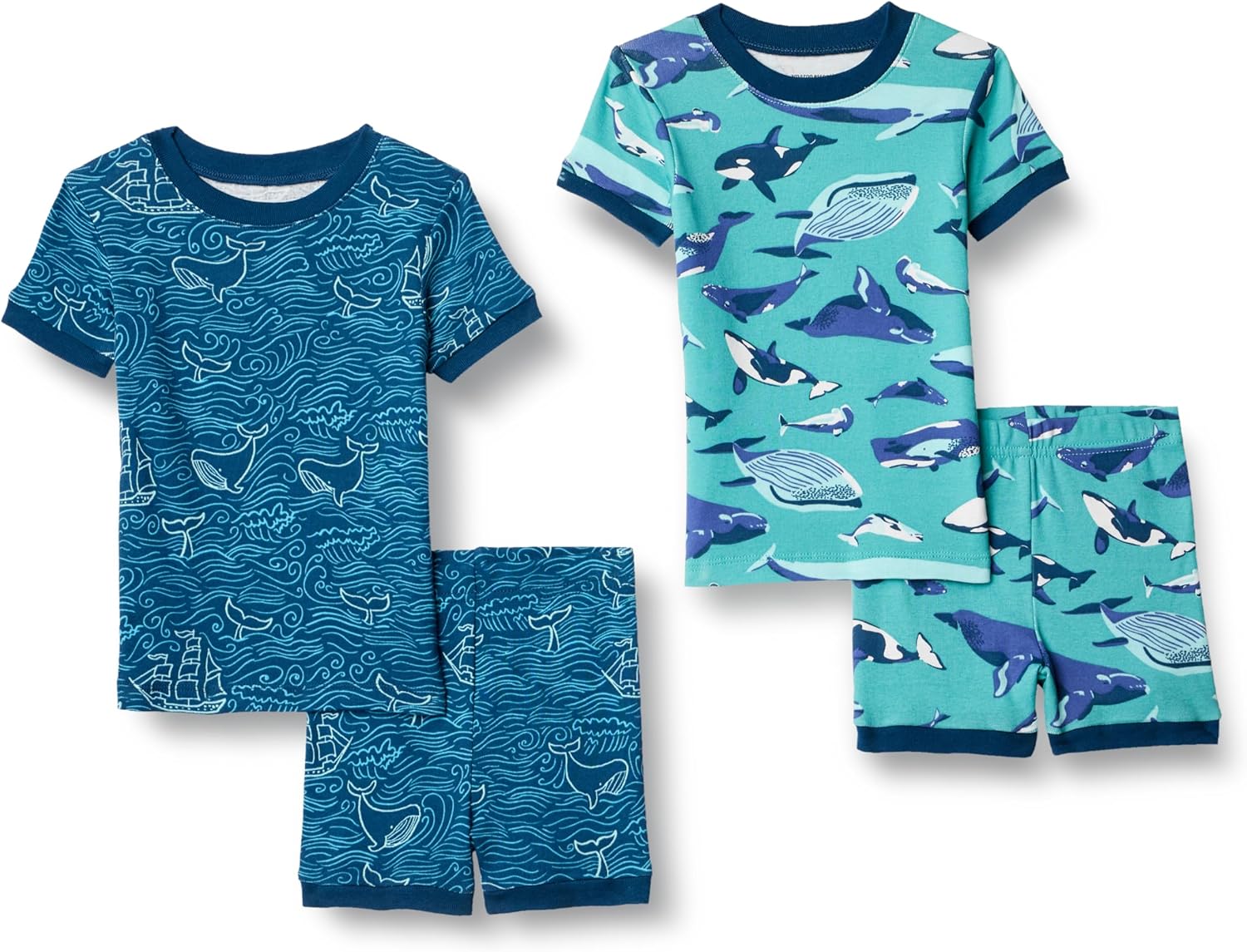 Detalle de Amazon Essentials Unisex Baby Snug-Fit Cotton Pyjama Sleepwear Set