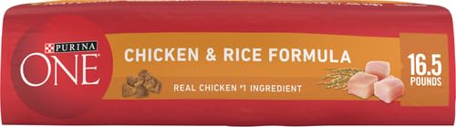 Detalle de Purina ONE Chicken & Rice Formula Dry Dog Food, 16.5 lb Bag