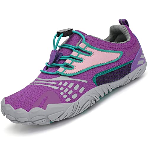 Detalle de SAGUARO Zapatillas de Trail para Niñas — Comfort barefoot, Antideslizantes y Transpirables para Aventura al Aire Libre