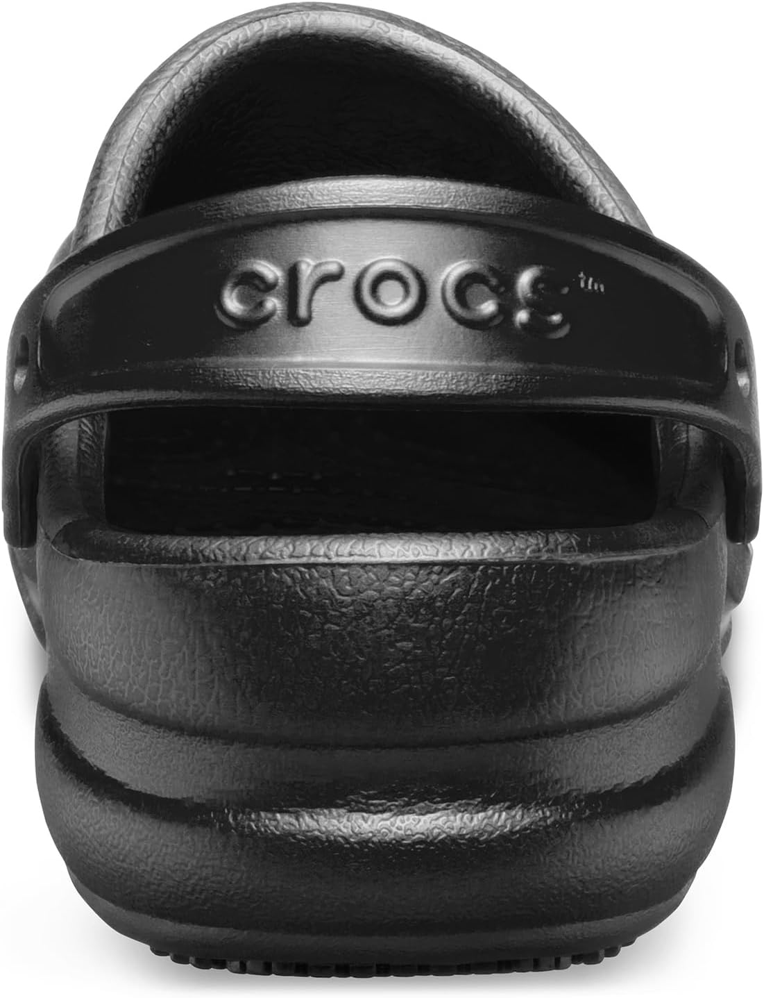 Detalle de Crocs Unisex Clogs in Black (UK 4 Men / UK 5 Women) — Practical Comfort for Everyday Work and Wear