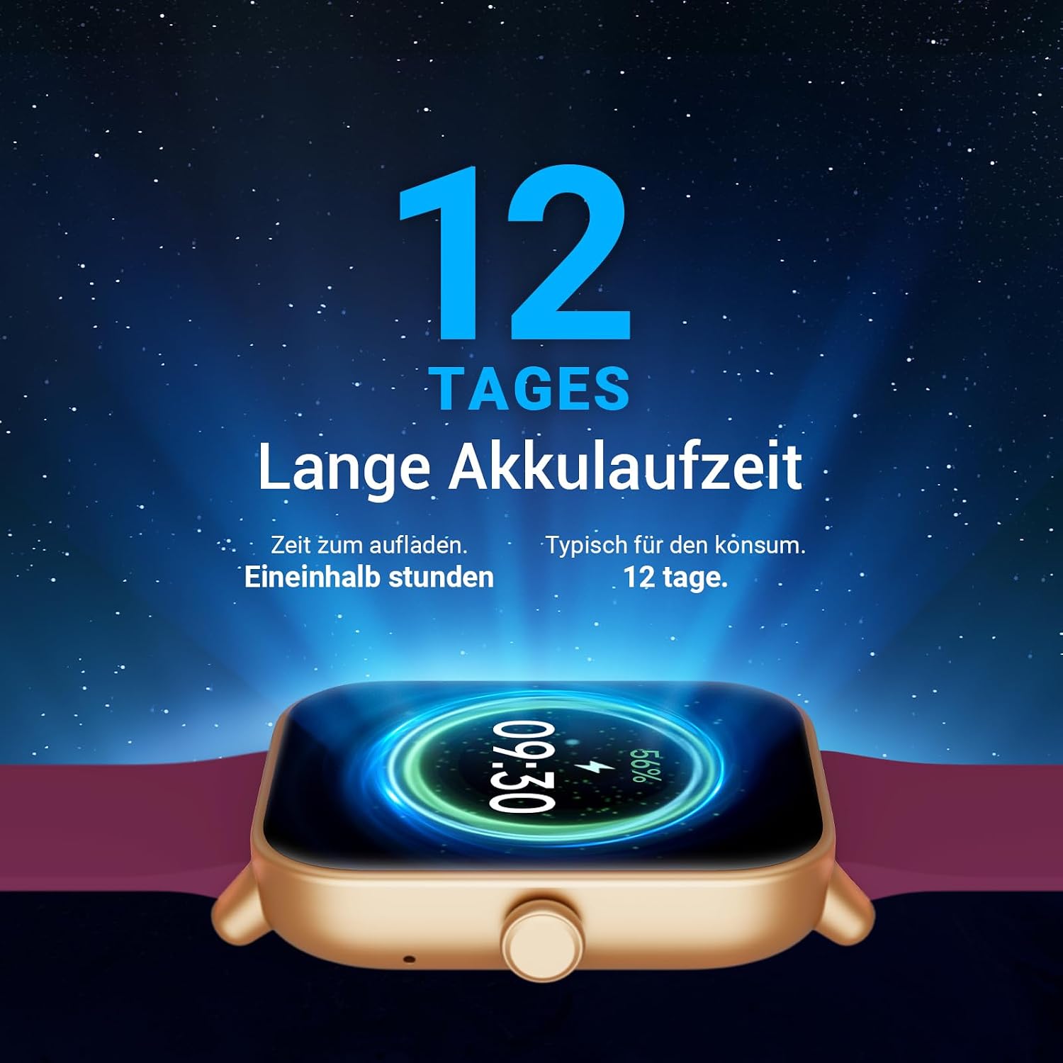 Thumbnail 4 de AEAC Montre Connectée – Appel Bluetooth, Alexa et 120+ modes sportifs (1,85'')