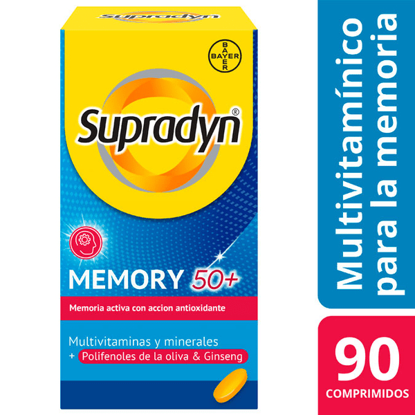 Thumbnail 1 de Supradyn Memory 50+ 3x90 comprimidos