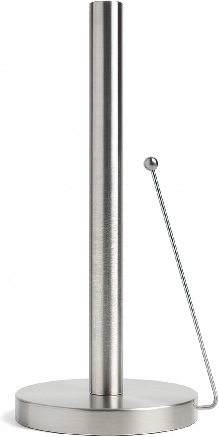 Thumbnail 6 de Minismus Küchenrollenhalter Stehend – Anti-Roll Arm, stabiler Stand, ohne Bohren (Schwarz)