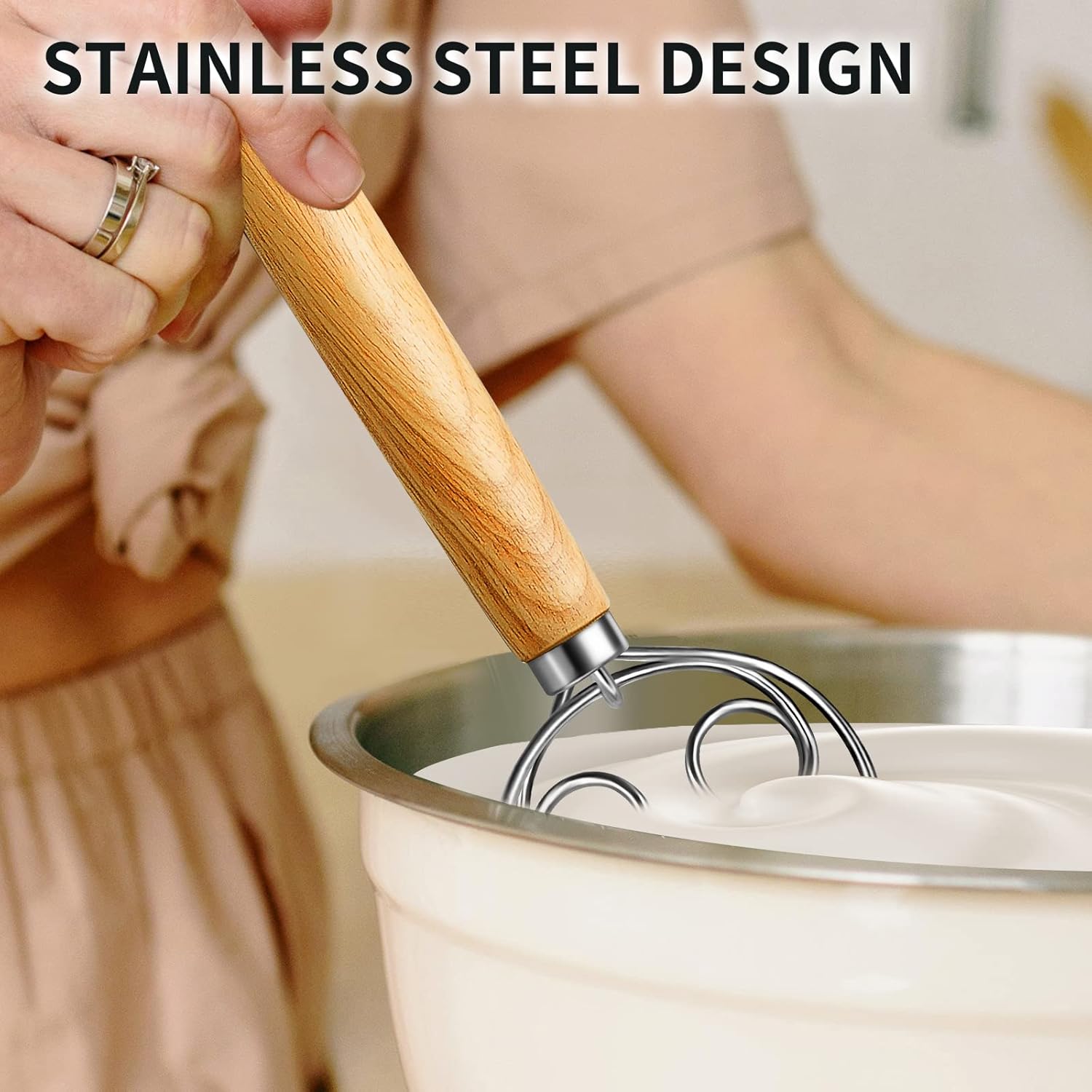 Thumbnail 4 de TEEVEA Danish Dough Whisk 12.99 in
