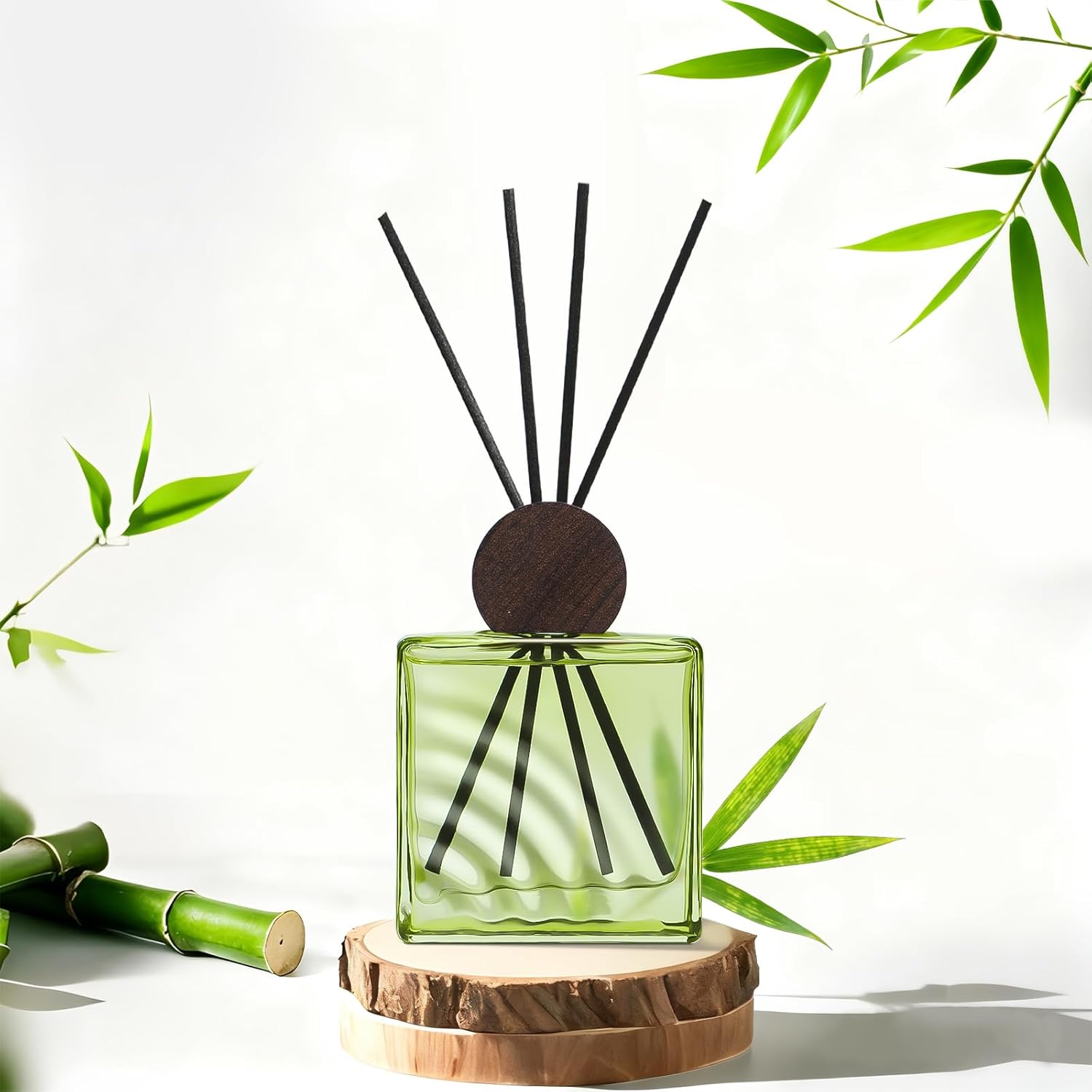 Detalle de DIUFJAG 200 ml Darjeeling Tea diffusore per ambienti con 8 bacchette aromatiche