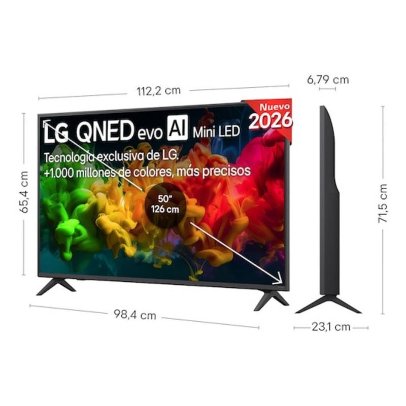 Detalle 2 de LG QNED MiniLED 50QNED81B6C, 50" 4K UltraHD, WebOS y HDR10