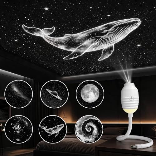 Detalle de Proiettore Stelle Soffitto USB Galaxy di XIHUAN: atmosfere stellari per la cameretta