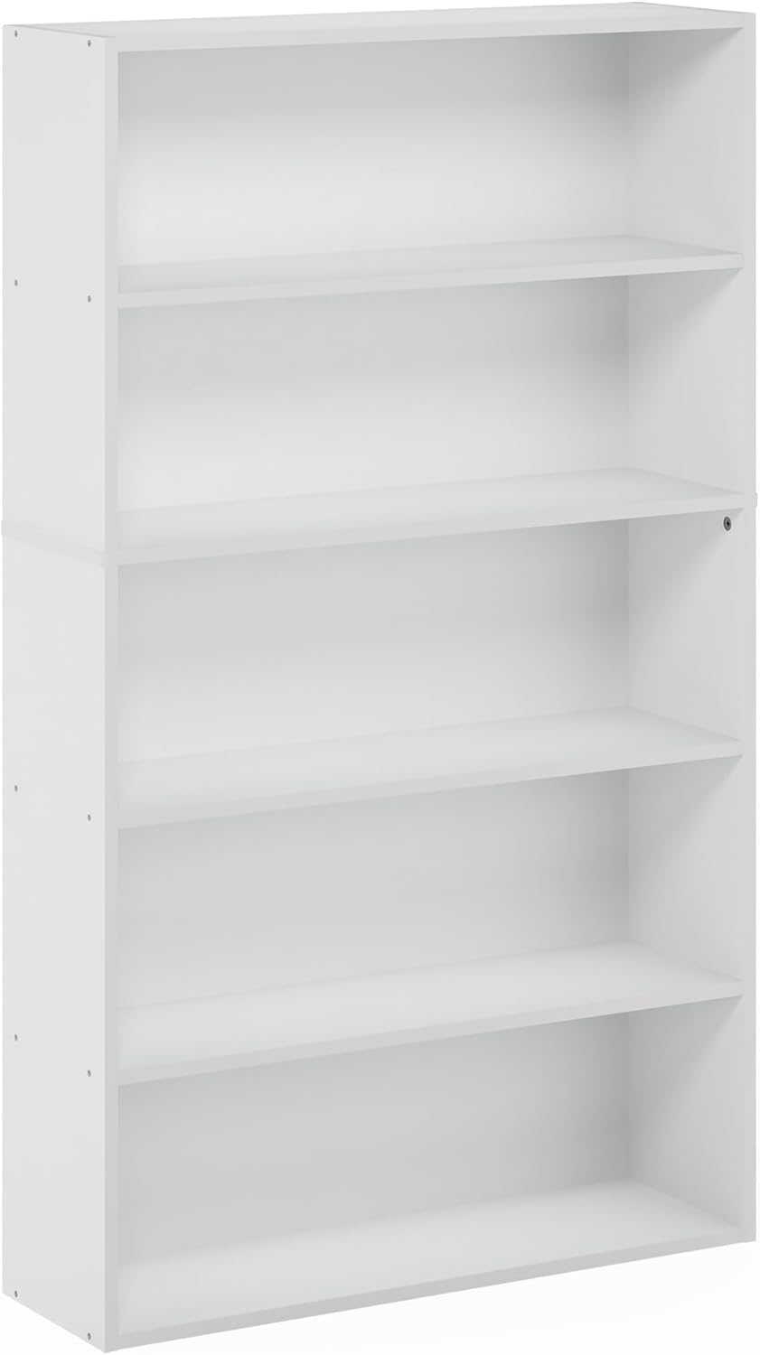 Detalle de Furinno PASIR Libreria A 5 Ripiani: stile minimalista e praticità per living, camera o studio