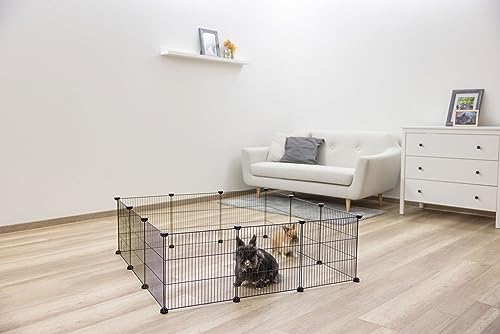 Thumbnail 7 de Kerbl Pet Enclos Hopsi — Enclos grillagé extensible pour petits animaux (12 éléments 35x35 cm chacun)