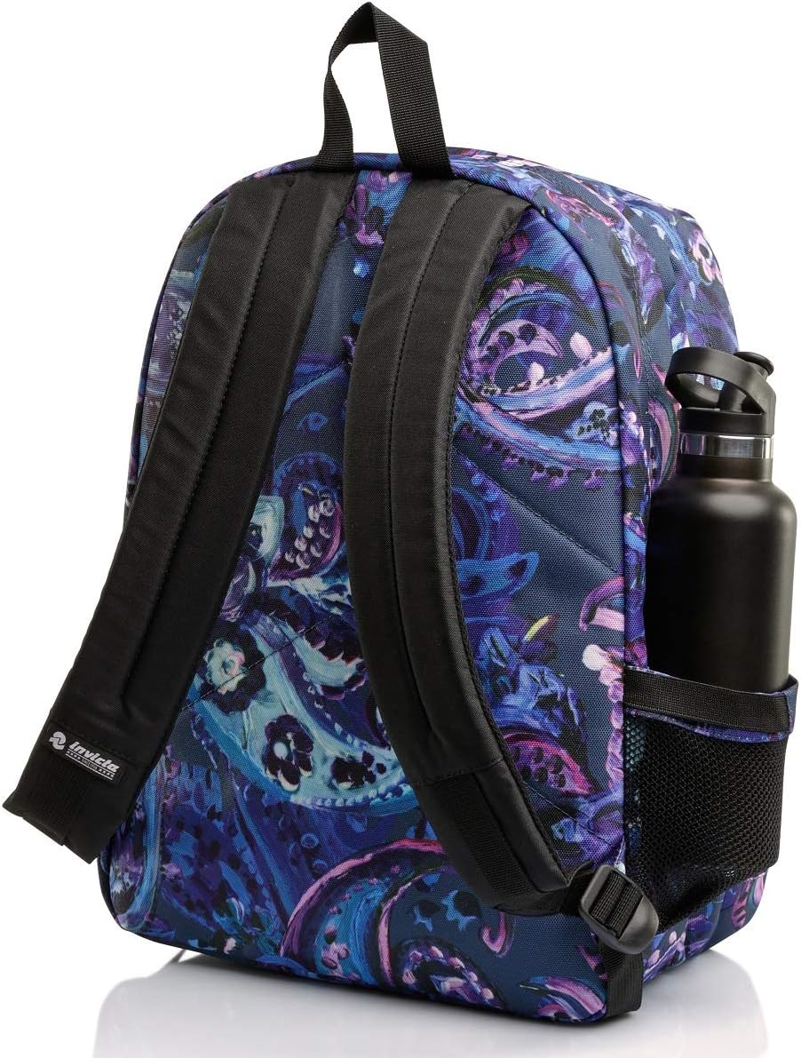 Detalle de Invicta JELEK FANTASY sac à dos écologique 38 L, poches latérales et compartiment ordinateur portable