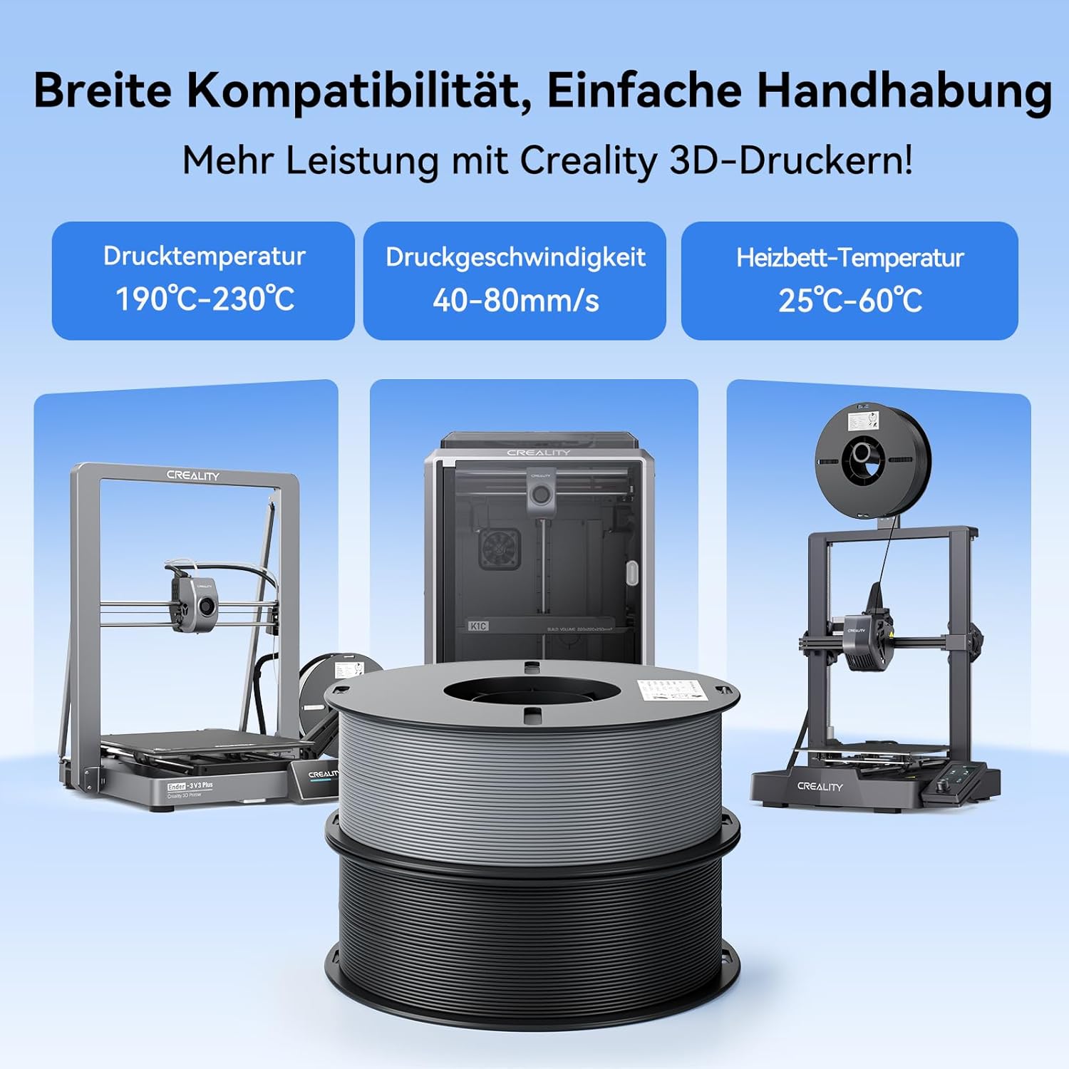 Thumbnail 3 de Creality Ender PLA Filament 1,75 mm 2 x 1 kg