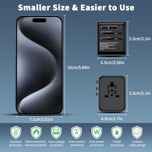 Thumbnail 7 de Alyvisun Adaptador Enchufe Universal 17W 📦