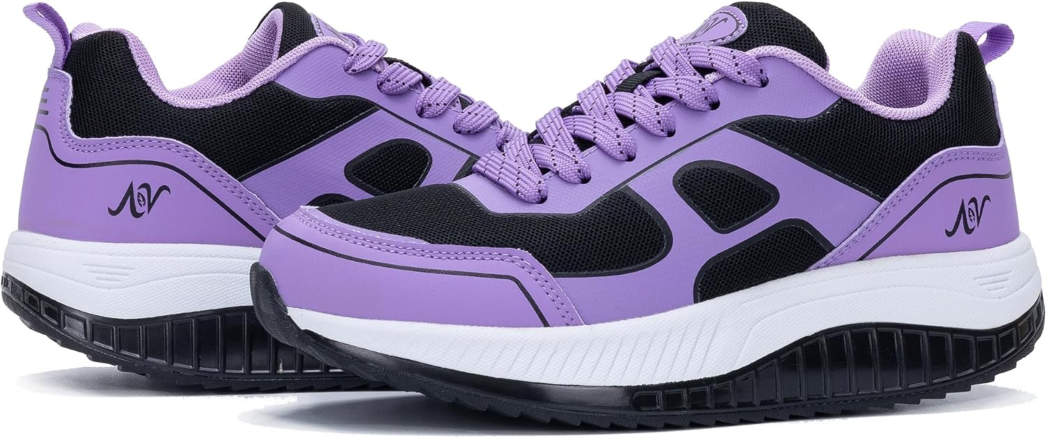 Thumbnail 5 de B BEASUR Women's Walking Shoes with Arch Support — Removable Insole for Plantar Fasciitis (US 5.5–11)