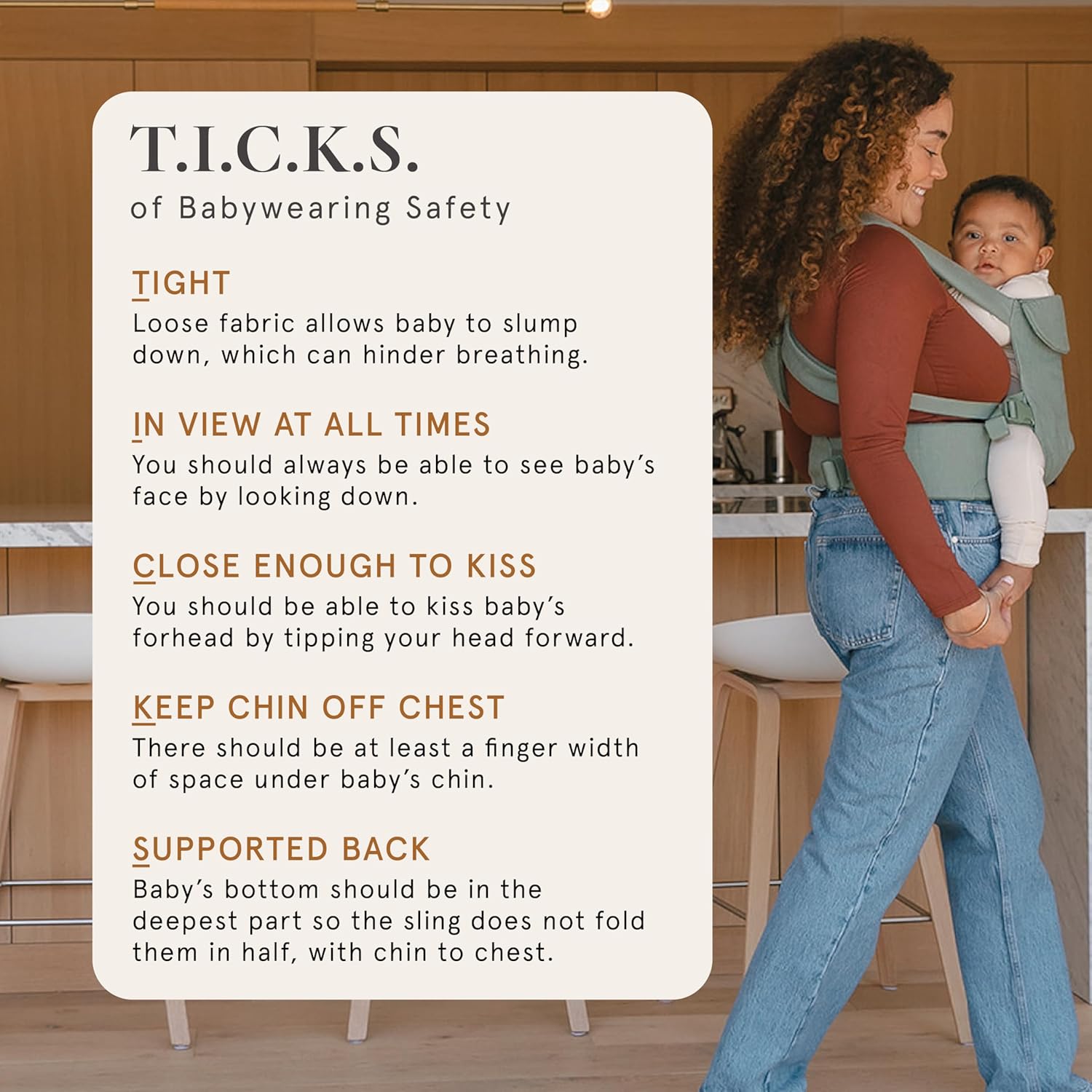 Thumbnail 6 de WildBird Aerial Buckle Carrier (2-24 Months, Standard XS-XL) – Acadian Front or Back Carry