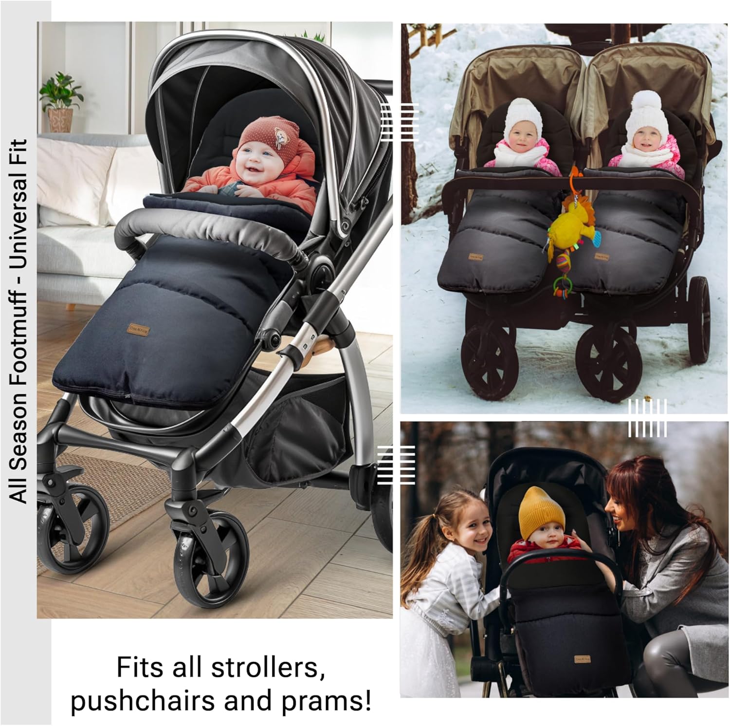 Thumbnail 5 de CrocnFrog Universal Baby Bunting Footmuff 1‑piece 👶