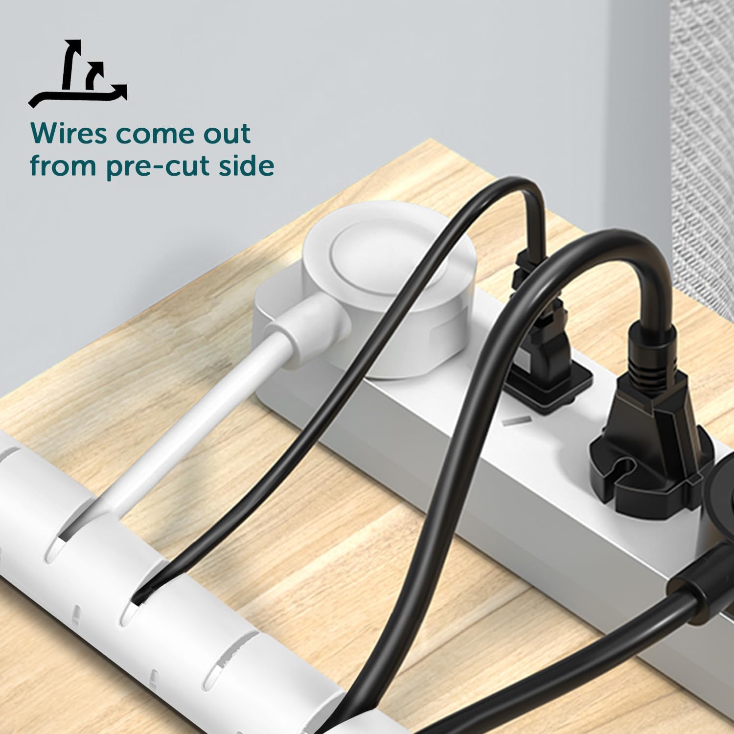 Detalle de Shinfly Cable Tidy Sleeve 3m wire organiser
