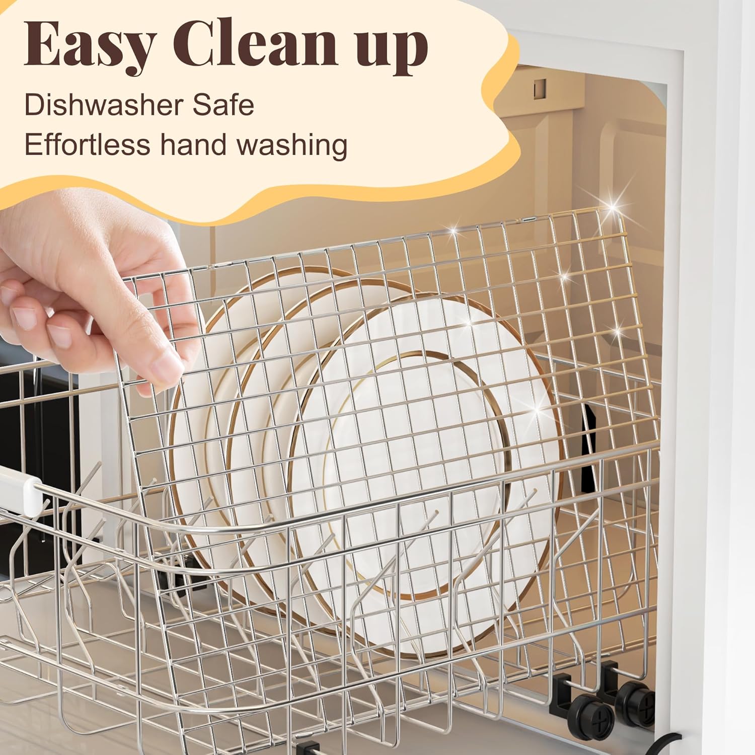 Thumbnail 3 de Cooling Racks for Cooking and Baking (2-Pack) 10" x 15" Stainless Steel Wire Racks