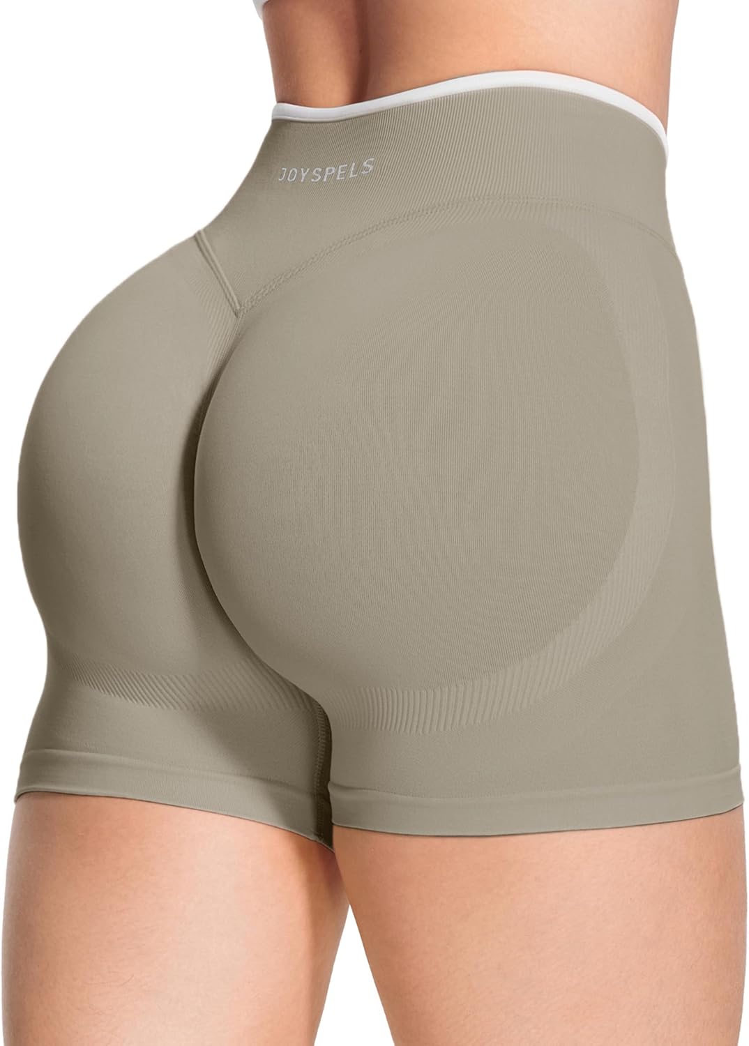 Thumbnail 6 de JOYSPELS Women's Seamless Gym Shorts: High Waist with Scrunch Bum (UK)