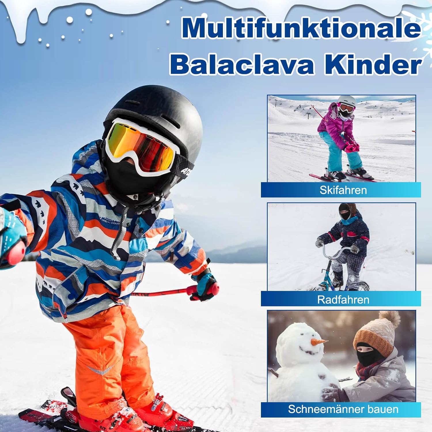 Thumbnail 6 de Tavaler Sturmhaube Kinder 55–60 cm