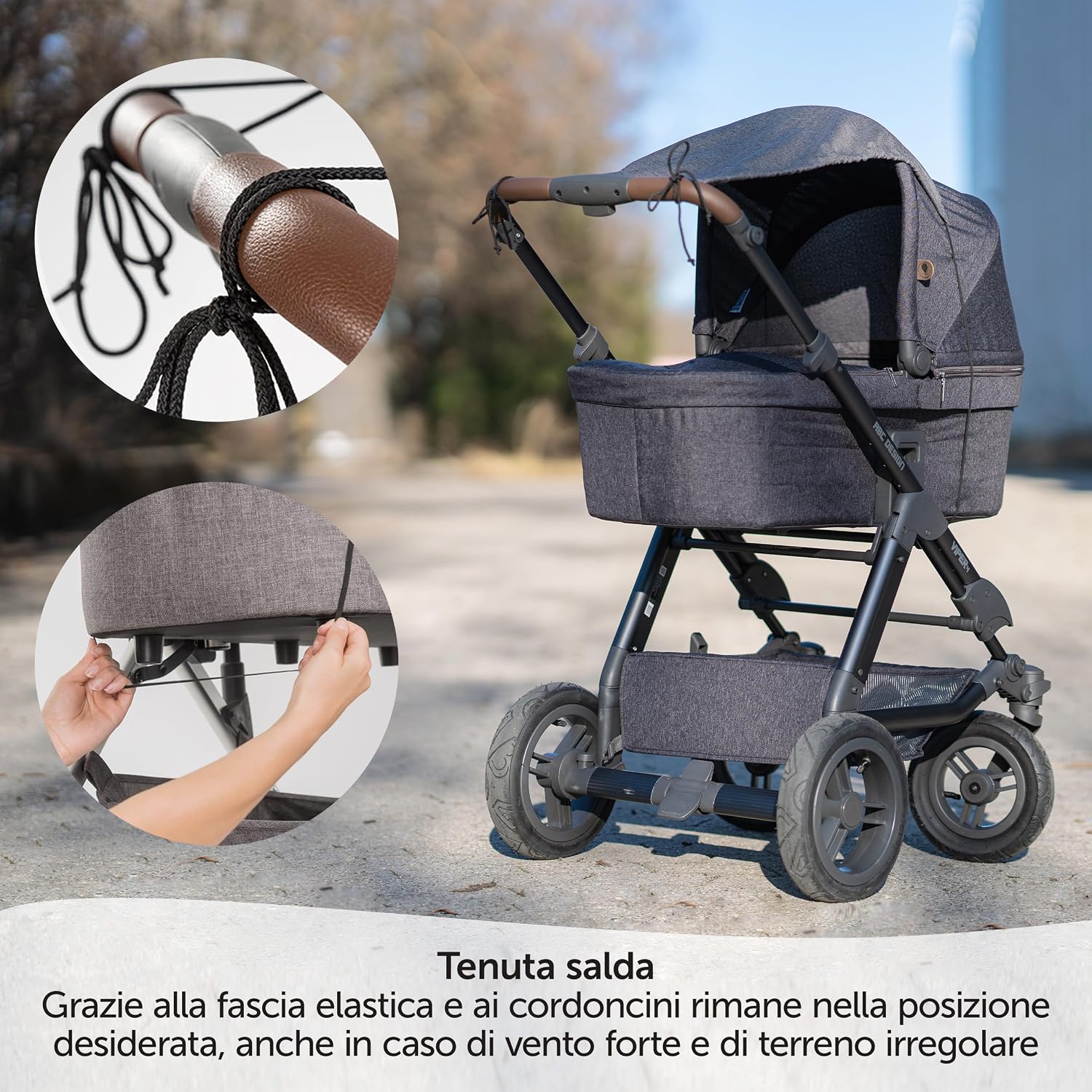 Thumbnail 3 de Zamboo parasole passeggino universale UV50+ grigio