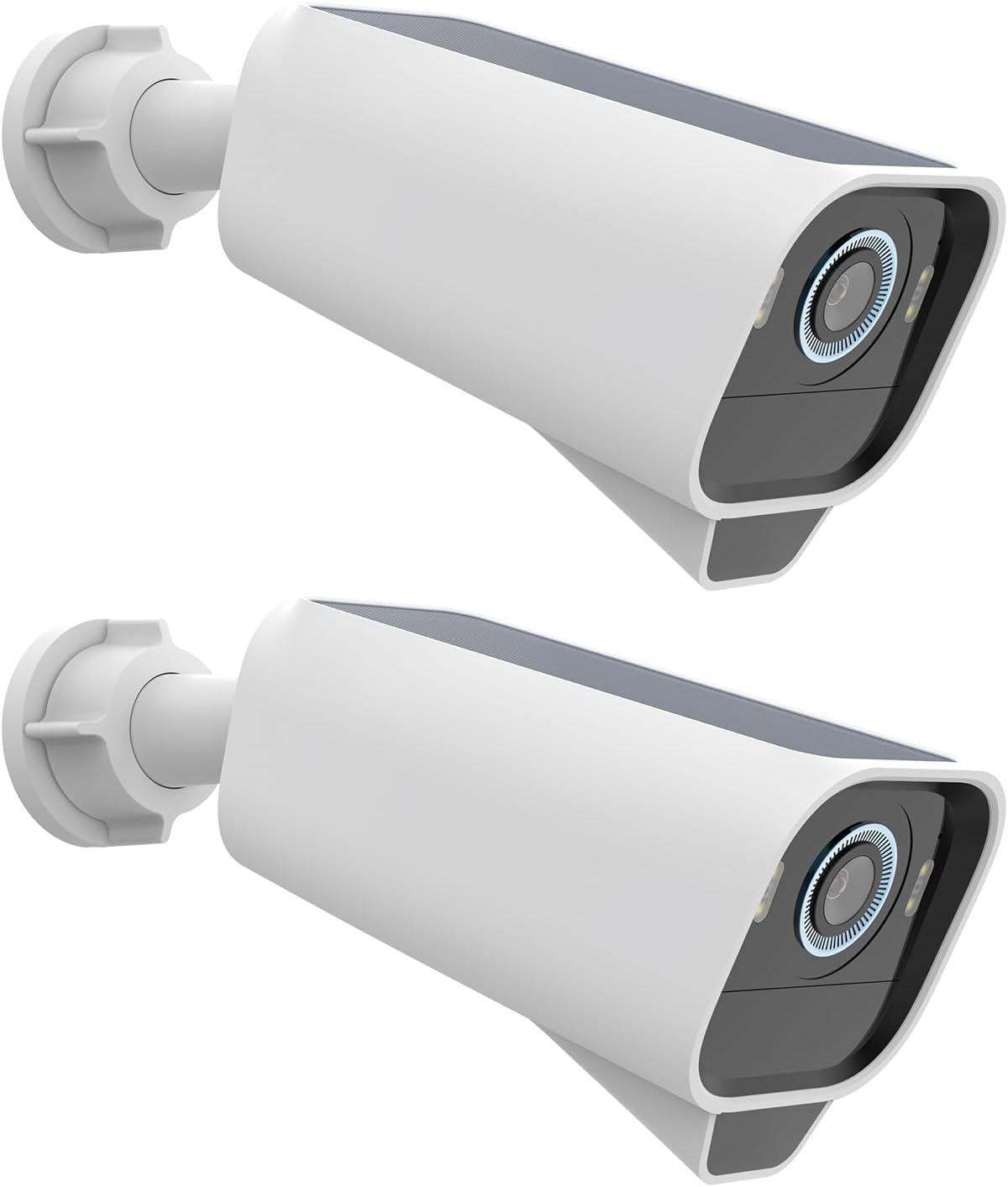 HOLACA Silikonhülle für eufyCam S3 Pro – 2er Pack, wasserdicht und robust in Weiß