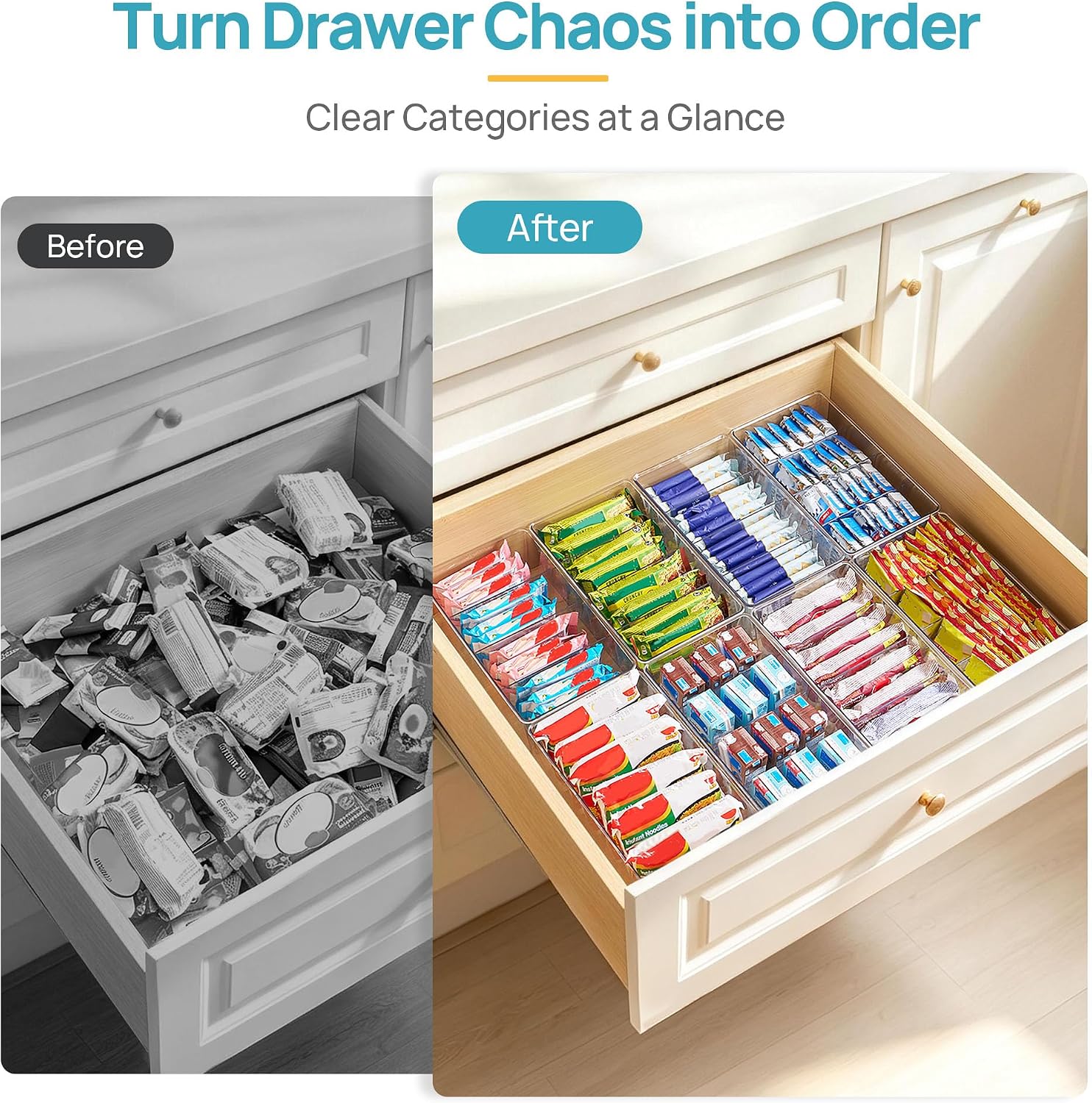 Thumbnail 5 de Vtopmart 8-Pack Food Storage Organizer Bins
